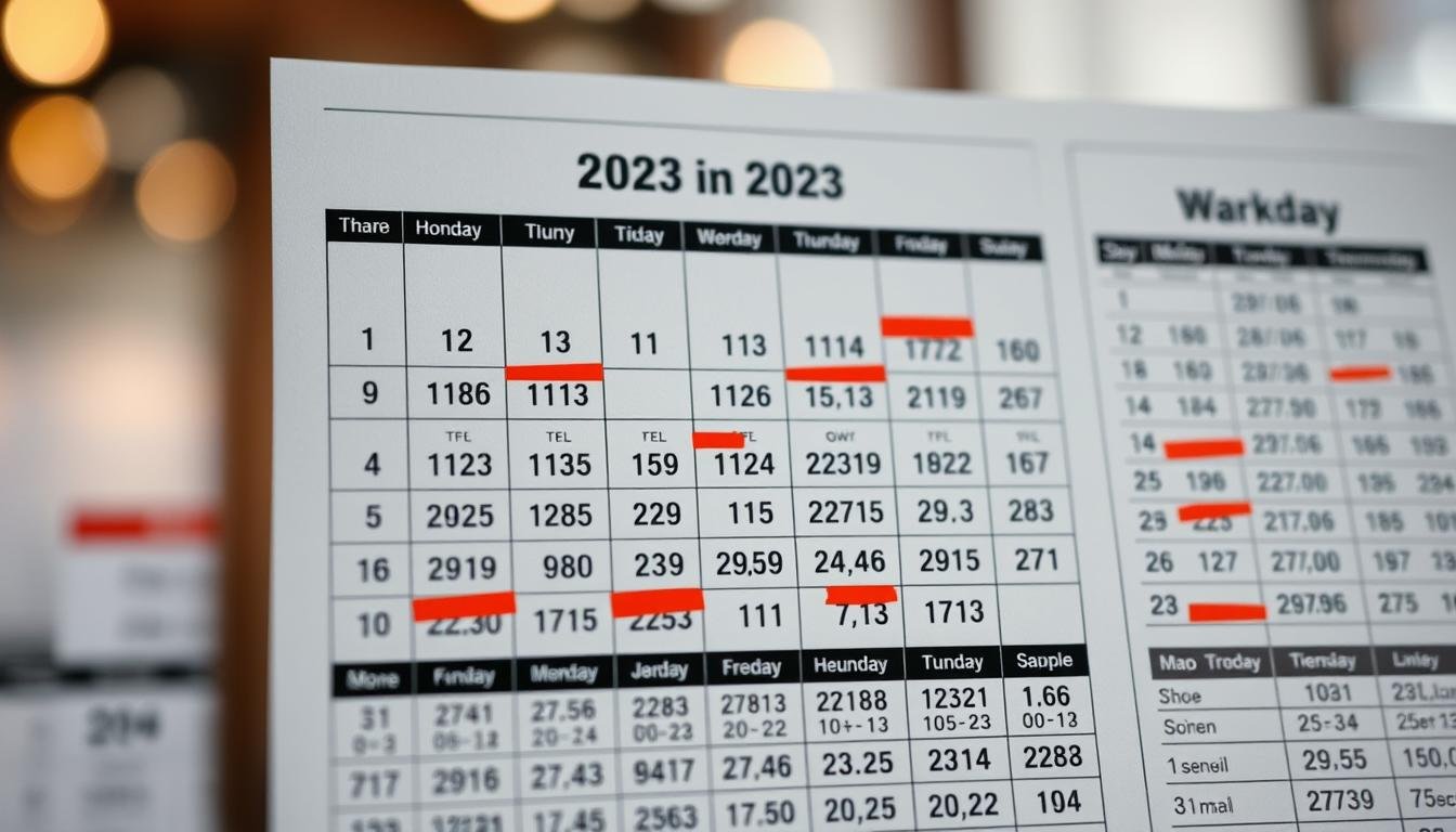 Arbeitstage 2023 NRW: Übersicht & Berechnung