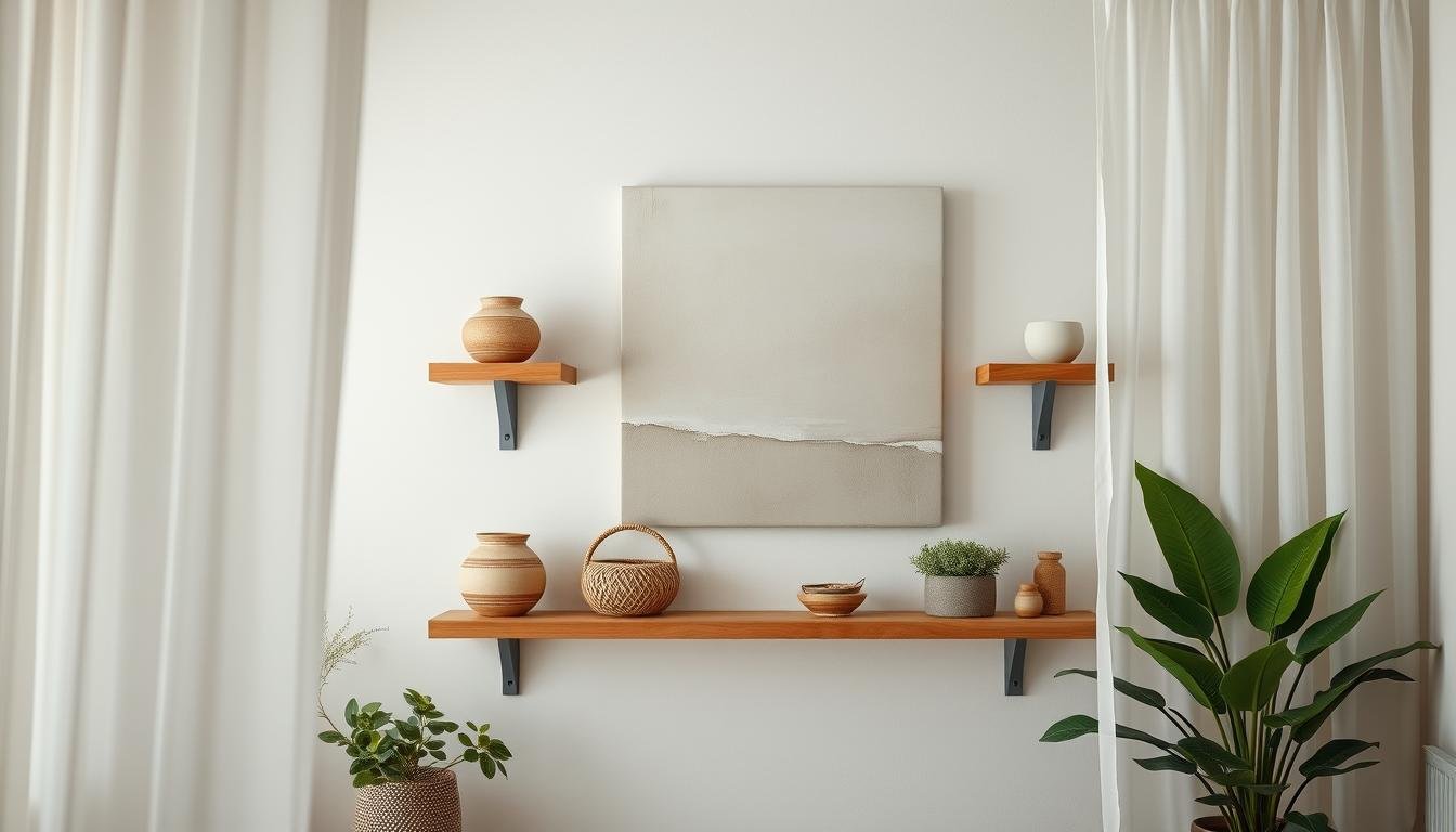 Minimalistische Wandkunst und Dekoration