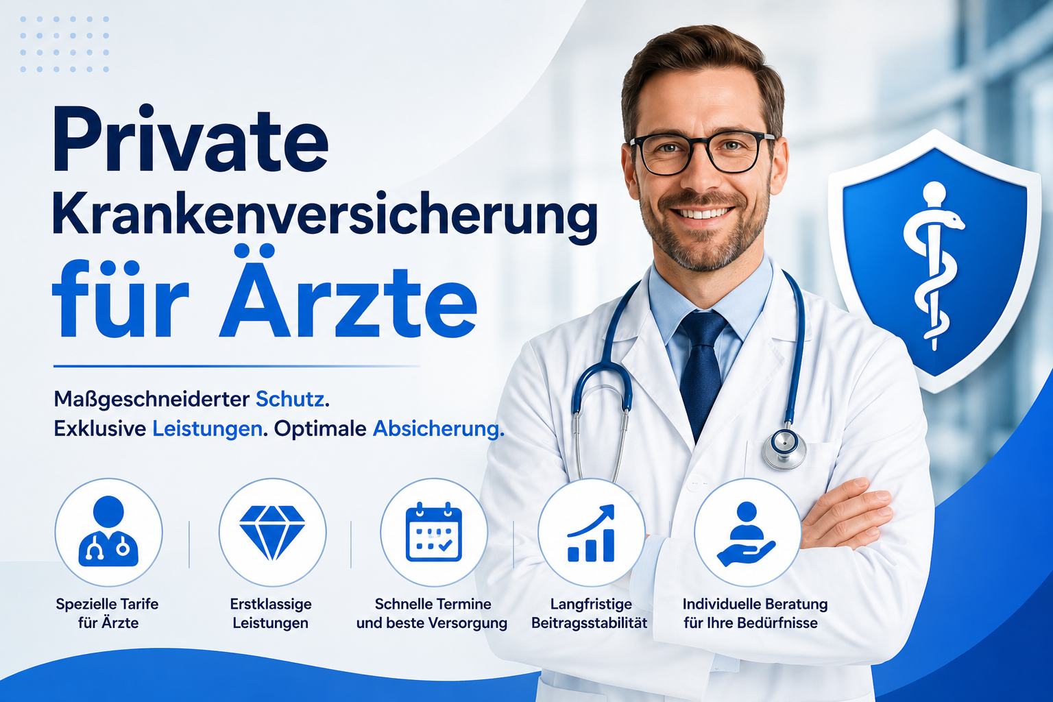 Private Krankenversicherung für Ärzte 2026: Die 6 Top-Anbieter im Vergleich