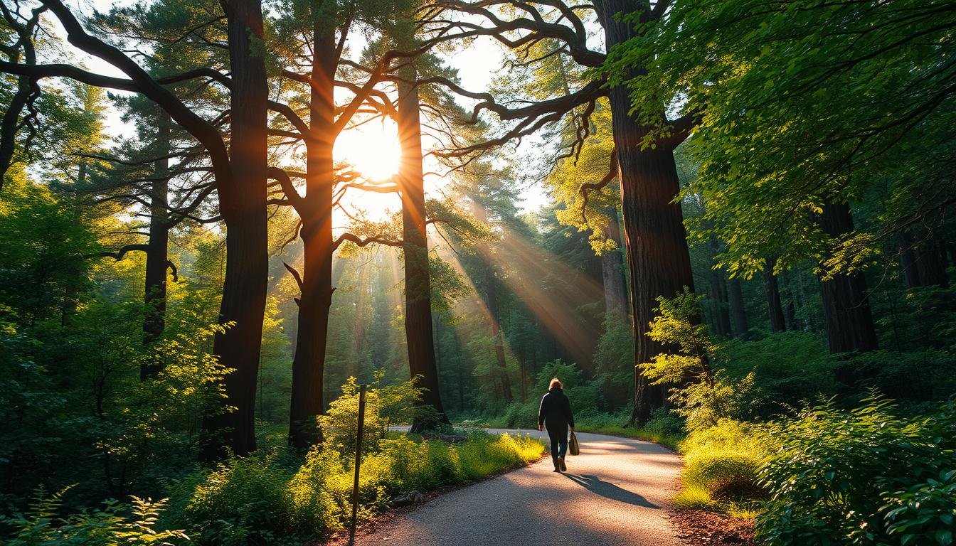 Waldspaziergang für Gesundheit und Entspannung