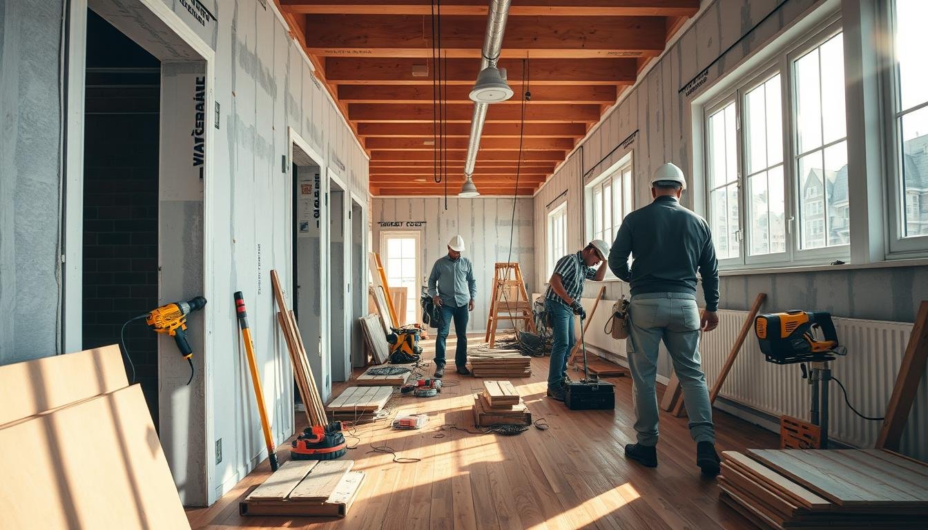 professionelle Renovierung Ablauf